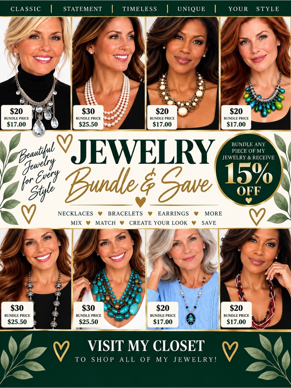 Jewelry Bundle & Save 15%